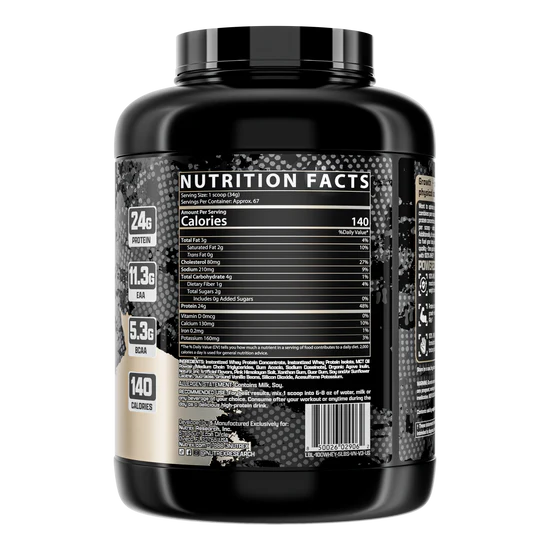 100% WHEY Premium Whey Concentrate & Isolate