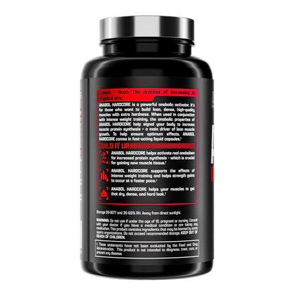 ABOL HARDCORE Anabolic Muscle Mass Builder (60 Caps)