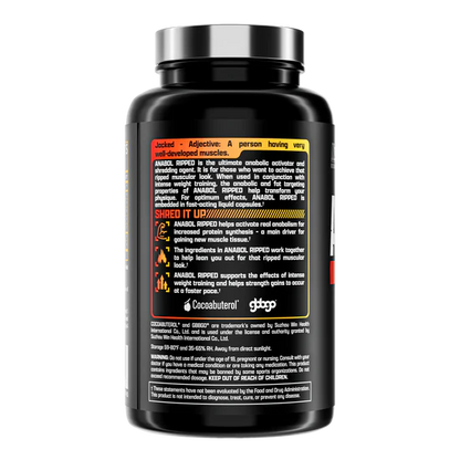 ABOL RIPPED Anabolic Muscle Builder & Shred Complex (60 Caps)