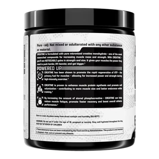 CREATINE MONOHYDRATE Pure and Micronized Strength and Performance Powder