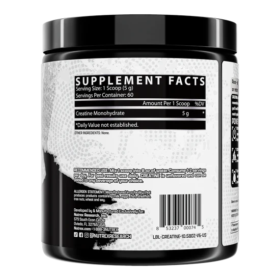 CREATINE MONOHYDRATE Pure and Micronized Strength and Performance Powder